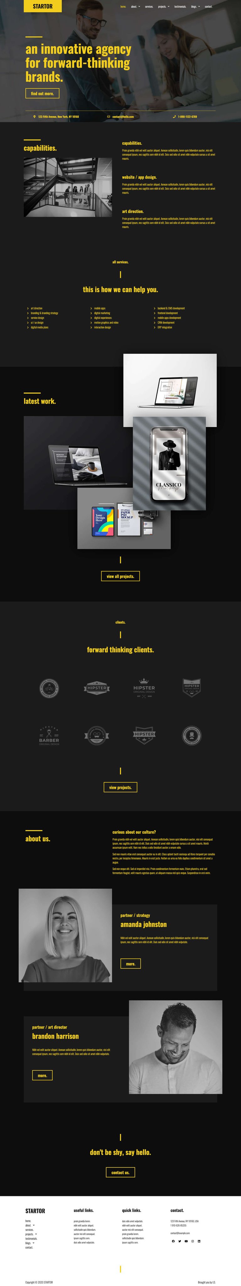STARTOR - Agency & Company Elementor Template Kit