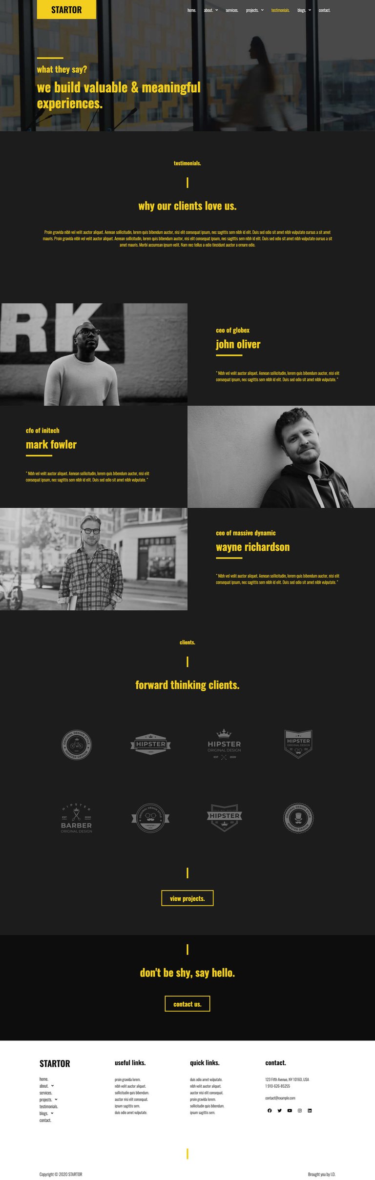 STARTOR - Agency & Company Elementor Template Kit
