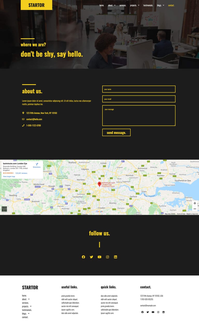 STARTOR - Agency & Company Elementor Template Kit