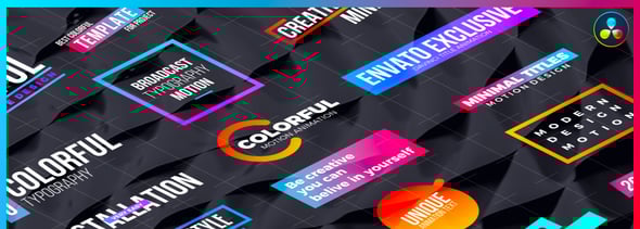 Colorful Titles | DaVinci Resolve