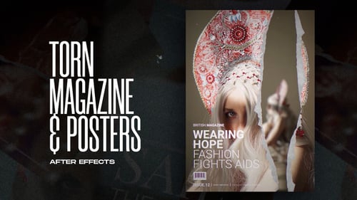 Torn Paper Magazine and Posters