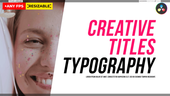 Titles Transitions \ DaVinci Resolve
