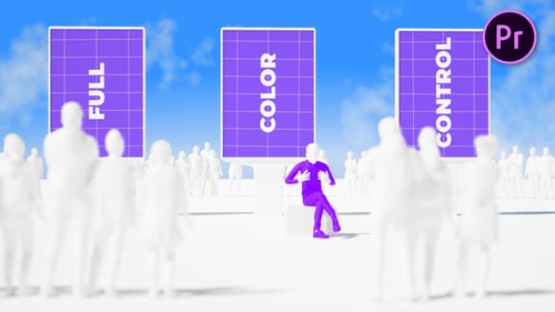 Billboard With People Mockup Opener