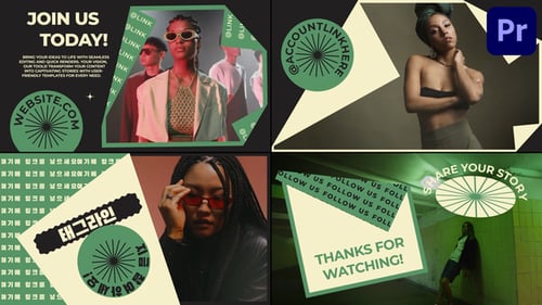 Creative Poster Slides for Premiere Pro